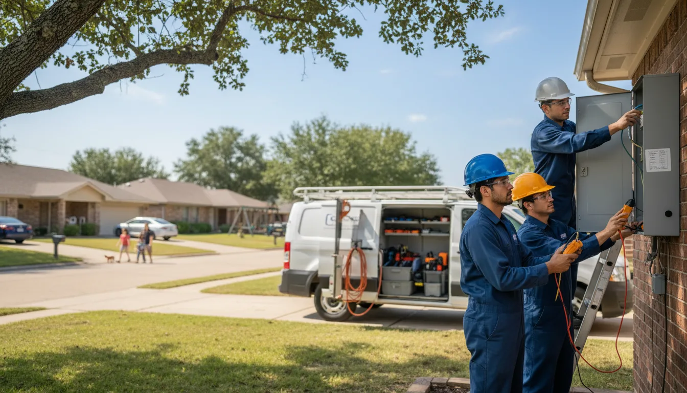 Certified electrician providing emergency electrical services in Lanse, PA